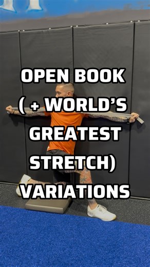 Dr. Zach Colls PT, DPT, CSCS, USAW on Instagram: "Open Book + World’s Greatest Stretch 🔄 Two simple movement patterns that do a lot more than just “stretching.” 🌀 Thoracic spine mobility Your T-spine is built to rotate and extend. When it gets stiff, your body steals motion from the low back, neck, shoulders, or hips. Improving thoracic rotation helps: • Better posture and breathing • Smoother overhead and rotational movements • Less stress on the lumbar spine • Stronger, more efficient force 