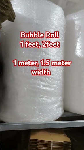 Bubble wrap rolls different sizes