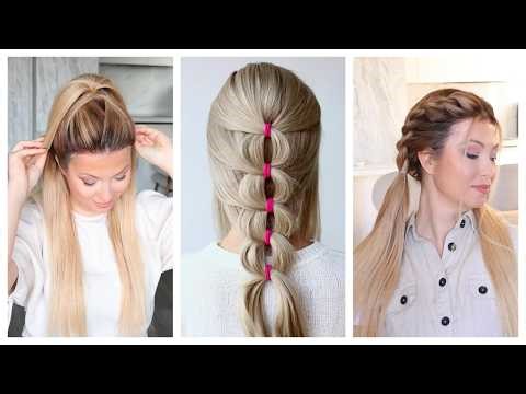 Lazy day hairstyle that still looks cute #lazyhairstyle #quickhair #easyhairideas #hairhack