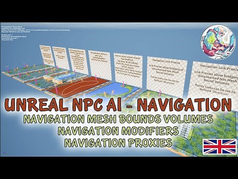 Unreal NPC AI 101 - NPC Navigation using Nav Mesh Bounds, Nav Modifiers, Nav Areas and Nav Proxies