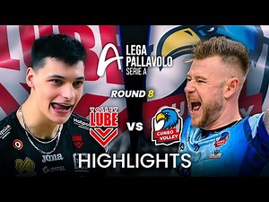 Lube vs Cuneo | Highlights | Italian Volleyball League 2025