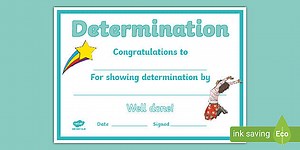 Determination Certificate KS2
