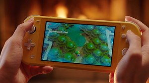 Nintendo's Switch Lite ad depreciates all Yule log art that's come before it