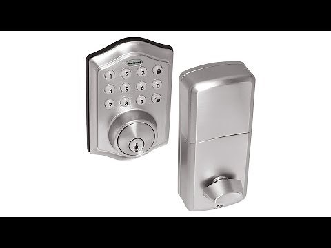 Honeywell Electronic Deadbolt Door Lock with Keypad - Satin Nickel (8712309)
