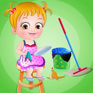 Baby Hazel Cleaning Time: Play Baby Hazel Cleaning Time online for free now.