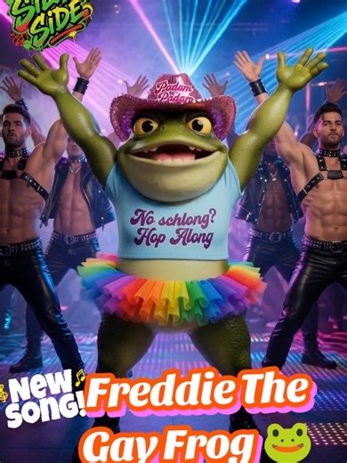 New Song - Freddie The Gay Frog - Streaming Soon! #funnysongs #bigbamboo #pumpum #frog #pride