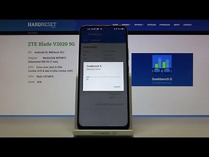 ZTE Blade V2020 5G Compute Geekbench 5 | GPU TESTING