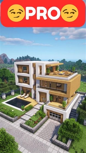 Modern House Building Short29🏠 #shorts #shortvideo #minecraft #minecraftshorts #short