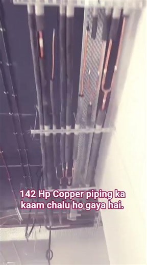 O General VRF System Copper Piping Work #hvac #airconditioning #split #vrfsystem #ytshorts #viral