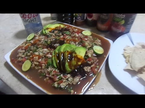How to make a Sinaloa-style Fish Ceviche 🦐🦀!! 😁🇲🇽💯