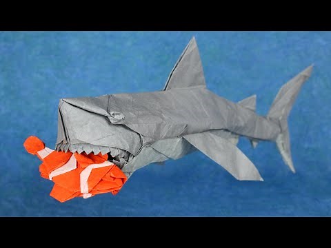 Origami Great White Shark Timelapse (Nguyen Ngoc Vu)