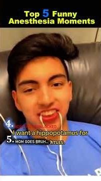 Top 5 FUNNIEST Anesthesia Moments! 🏥😂#shorts