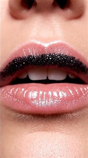 ASMR Applying Shadow Black Diamond Class-Ring Lipstick 🖤💎 | Dark Crystal Lip Transformation