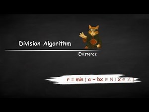 Division Algorithm - Existence