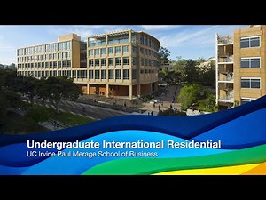 Undergraduate International Residential | UC Irvine Paul Merage School of Business