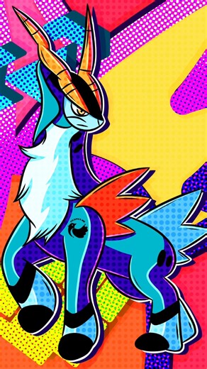 Day 570 Cobalion • Pop Art Drawing