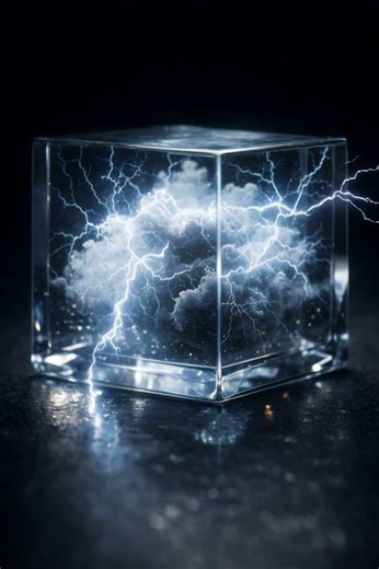 AI Generated Lightning Storm ⚡ Ultra Realistic AI Animation #shorts