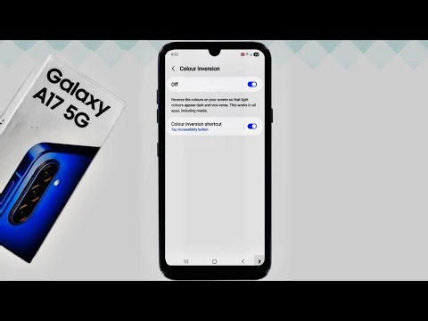 Samsung F17 5G - How To Use Colour Inversion Mode | How To Turn On Colour inversion On Samsung F17
