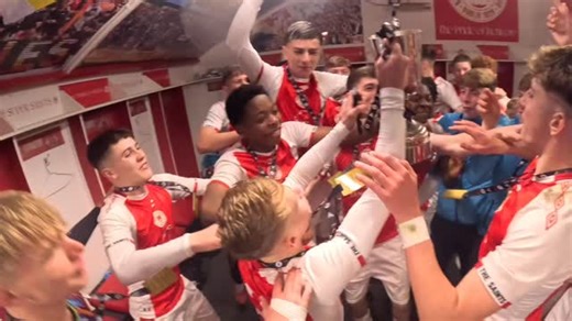 7.1K views · 108 reactions | Our U15s clinched the LOI Academy Tier 1 title with a 6-1 victory vs Cobh Ramblers at Richmond Park on Saturday, our cameras were there to capture the goals, the trophy lift & celebrations & we caught up with some of our Champions too #StPatsFC | St Patrick's Athletic FC | Facebook