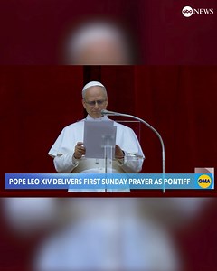 32K views · 533 reactions | Pope Leo XIV delivered his first Sunday prayer as the leader of the Catholic Church, blessing thousands in St. Peter's Square and calling for end to wars in Ukraine and Gaza. "The early days of every papacy tell a story that the whole world wants to hear: Who is the new Holy Father? Pope Leo so far — it's a story about continuity and change." ABC News' Terry Moran has the latest. https://abcnews.visitlink.me/3hUZyw | ABC News | Facebook