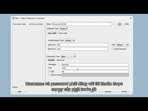 Demo mô hình Server - Client trong Oracle SQL Developer - Nhóm 8 - Bảo mật CSDL - 23CNTThuc
