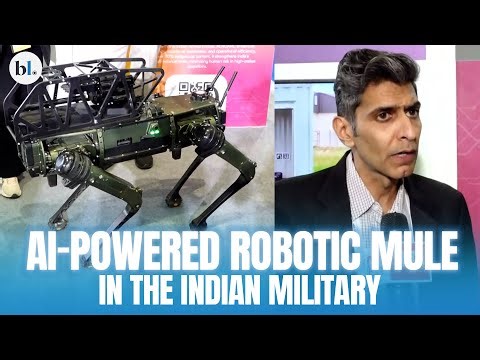AI Summit 2026: Indian armed forces showcase AI-powered robotic MULE for high-risk missions