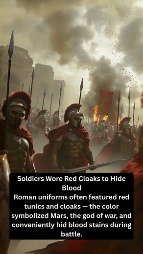  Soldiers Wore Red Cloaks to Hide Blood “Dress code: business casual, with a splash of carnage.” #FashionOfWar #BloodyStylish #RedCloakMode #AncientOOTD #lolhistoryapp | Interesting Facts | Facebook