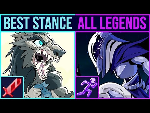 The Best Stance for Every Legend in Brawlhalla