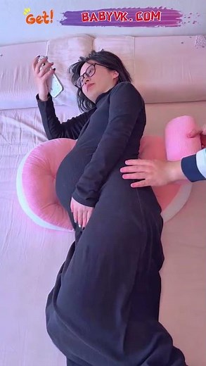 Wedge Pregnancy Pillow – Front Belly Support & Back Relief for Better Sleep #PregnancySleep
