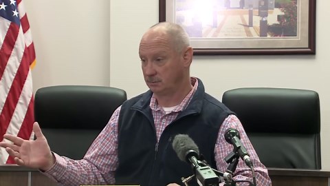 Carrollton Mayor Robb Adams explains confusion over Dix Dam gates being opened during flooding rain