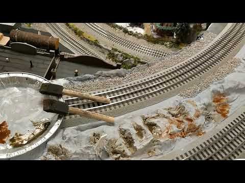 How to Paint Model Railroad Scenery using Woodland Scenics Pigments, Video 1 of 3