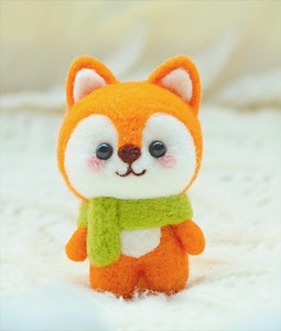 Mini Needle Felted Fox: Handmade Felt Animal Sculpture, Felted Fox Decoration, Unique Handmade Artwork, Perfect Gifts for Animal Lovers - Etsy