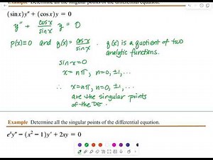 8.3 Series Solutions of Differential Equations