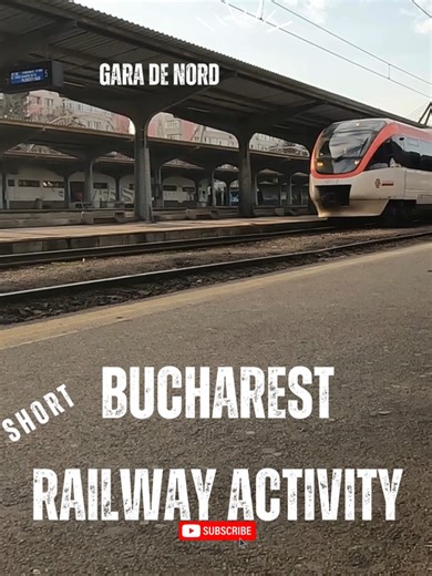TFC Trains Arriving & Departing Bucharest North | Romania Railfanning 🚆 Transferoviar Călători (TFC) in action at Bucharest North Station This short video shows two TFC passenger trains — one arriving and one departing the Bucharest North train station. A quick railfanning moment capturing real train movements, natural sounds, and the atmosphere of Romania’s busiest railway station. 📍 Location: Bucharest North Station (Gara de Nord) 🚉 Operator: Transferoviar Călători (TFC) #hobby #tfc #garade