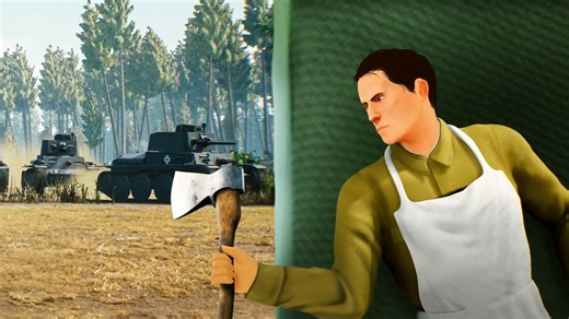 Axeman Who Fought a Tank