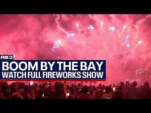 FULL SHOW: Boom by the Bay fireworks display in Tampa
