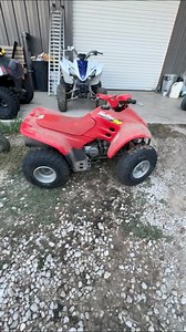 Parker went and picked up his first barn find!! Check this little gem out. #atv #honda #4wheeler #trx90 #barnfind #barnfinds #marketplace #MarketplaceFinds | Jarrod Hunnicutt