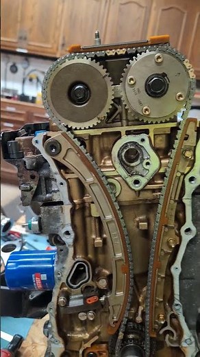 k24 timing chain install #automobile #kswap #mechanic #diy