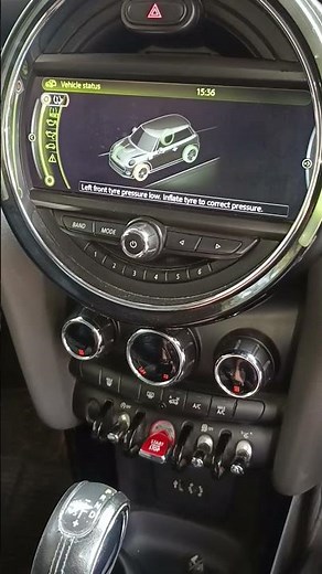 Mini Cooper TPMS Light Reset | How To Reset MiNi Cooper TPMS light #mautotech #minicooper #shorts