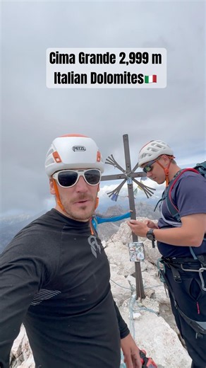 Cima Grande 2,999 m of the iconic Tre Cime di Lavaredo in the Italian🇮🇹 #Dolomites🔥