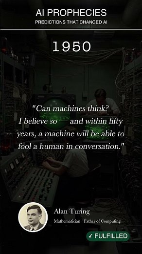 1950 | Alan Turing Said Machines Would Think. The British Government Killed Him for It.