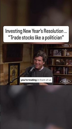 Need a New Years Resolution? Invest like a Politician