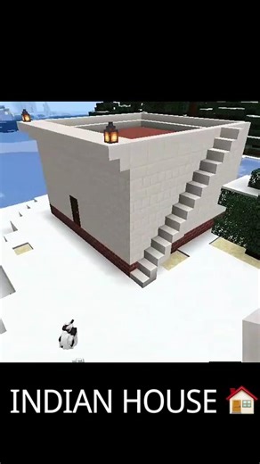 Minecraft: 20 Seconds Indian Modern House Build 😱🔥