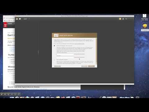 Install Adobe Digital Editions on a Mac (OS 10.4 through OS 10.7)