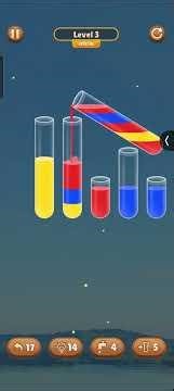 Color Water Sort Wooden Puzzle –Special Level 03 | Relaxing Android Gameplay #games #short #shorts