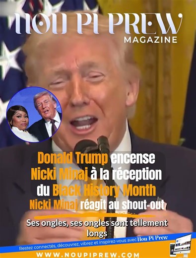 Nicki Minaj réagit au shout-out de Donald Trump avec CETTE photo