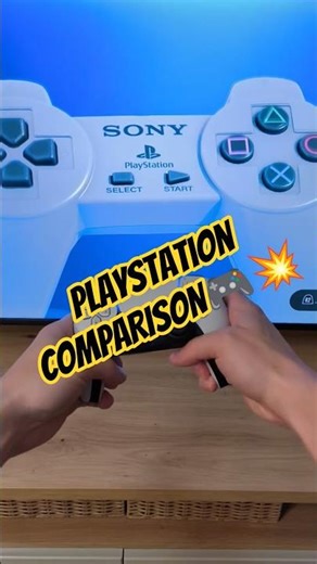 🎮Playstation Controllers Comparison #playstation #comparison #satisfying
