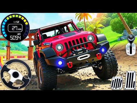 Cargo Jeep Drive Offroad 3D Simulator - Real Luxury SUV 4x4 Hummer Driver - Android GamePlay