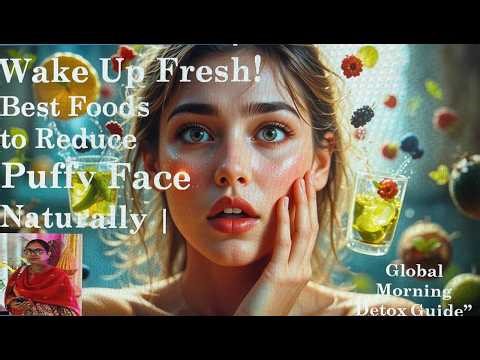 “Wake Up Fresh! Best Foods to Reduce Puffy Face Naturally | Global Morning Detox Guide” #viralvideo