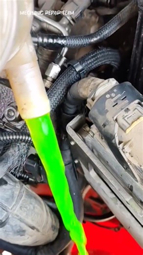 Coolent reservoir tank open 👍🙃 #shorts